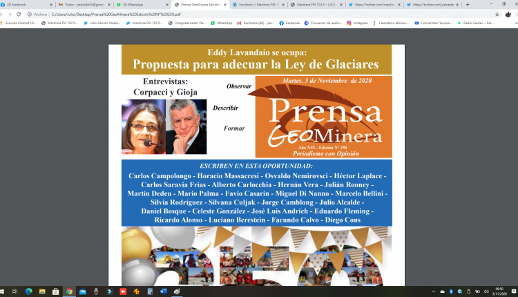 250 ediciones de «Prensa Geominera»