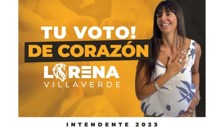 Lorena Villaverde, candidata a intendente- por Julio Alcalde.
