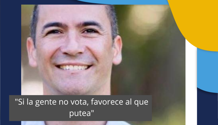Juan Martin: «Si la gente no vota, favorece al que putea».