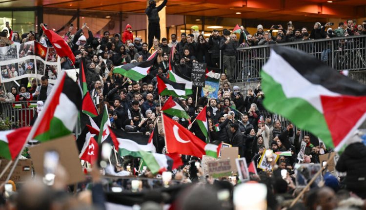 TUNES: En Tunes y otros países arabes de Africa miles protestan a favor de Palestina. Por Cristian Alonso
