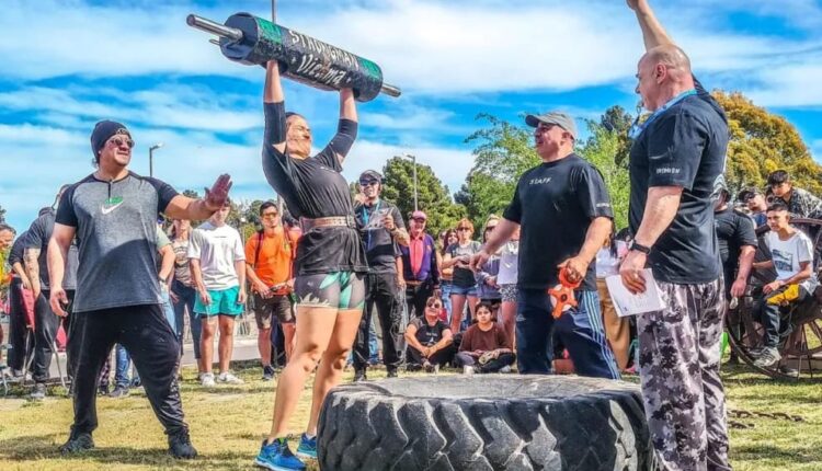 Yamile Villagran y Ezequiel Francou destacan en competencias de Strongman y Strongwoman