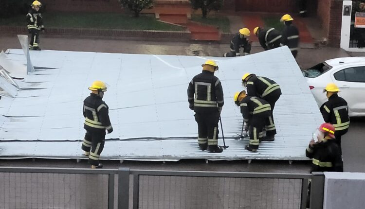 Intensa actividad de Bomberos por temporal
